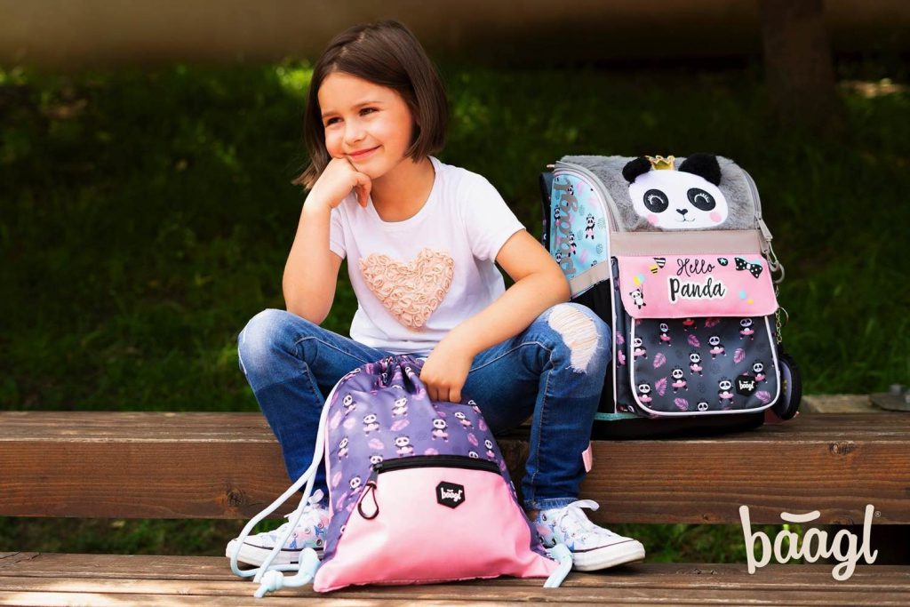 Školní set BAAGL Zippy Panda: aktovka, penál, sáček, desky, box - Obrázek 14