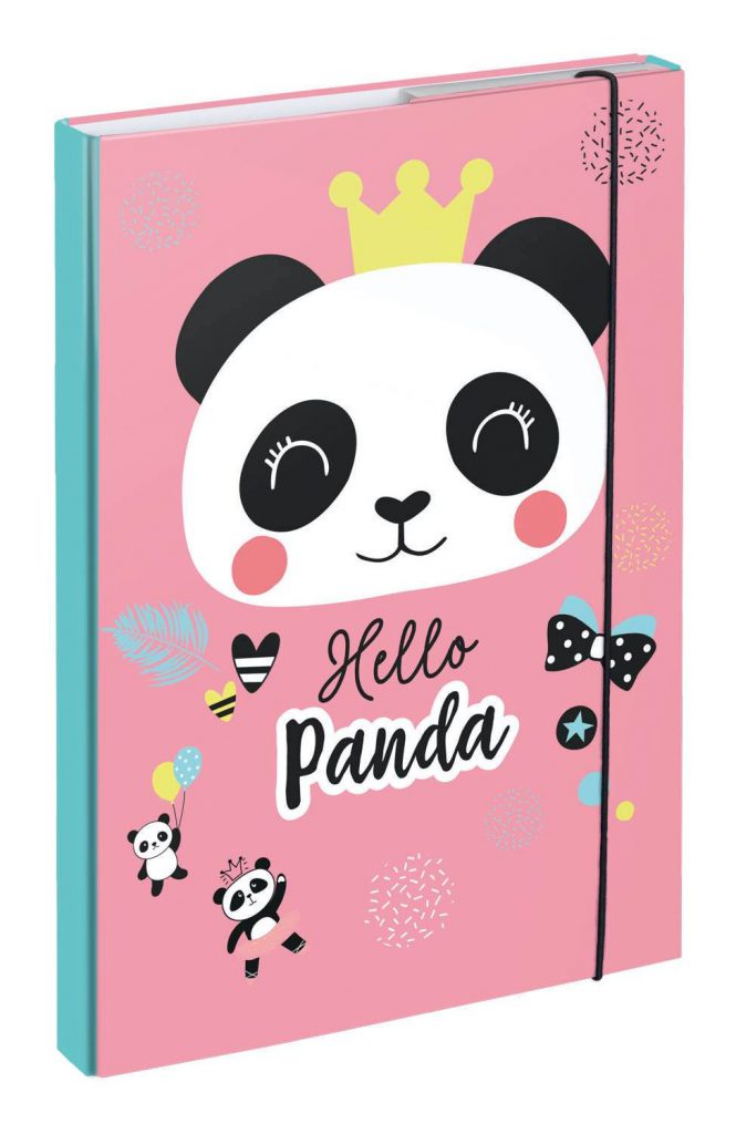 Školní set BAAGL Zippy Panda: aktovka, penál, sáček, desky, box - Obrázek 24