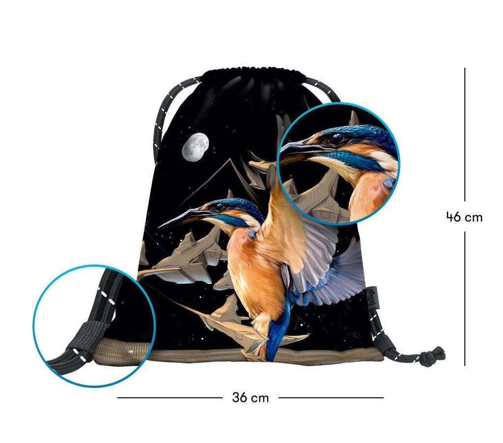 BAAGL Sáček eARTh - Kingfisher by Caer8th - Obrázek 3