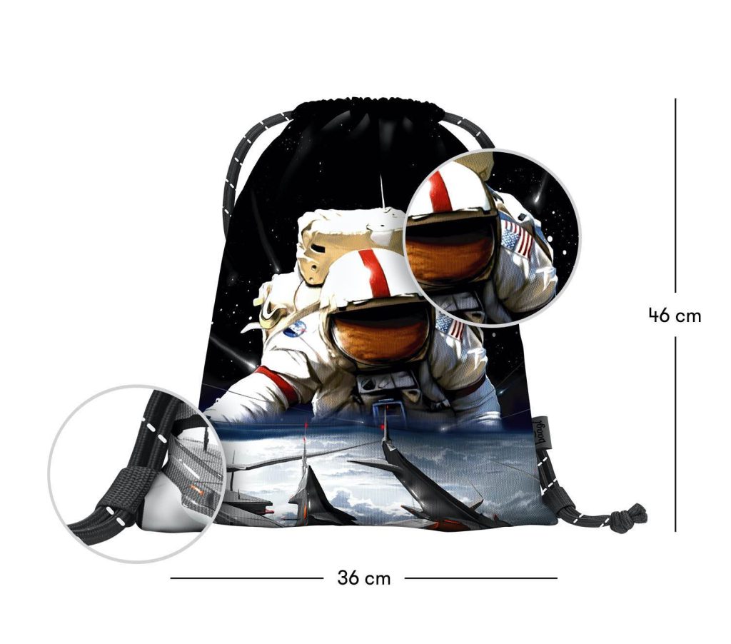BAAGL Sáček eARTh - Cosmonaut by Caer8th - Obrázek 3