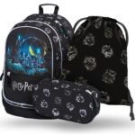 BAAGL 3 SET Core Harry Potter Bradavice: batoh, penál, sáček