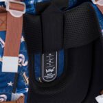 Posuvný zádový systém nazvaný ERGO ADJUSTABLE SYSTEM, zajistí nastavení správné délky zad.