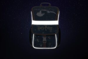 Reflexní prvky aktovky Baagl Zippy Harry Potter Bradavice.