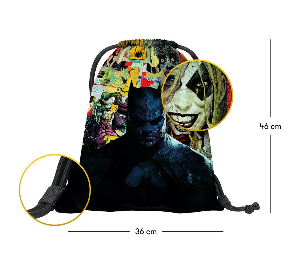 Školní set BAAGL Skate Batman Komiks: batoh, etue, sáček - Obrázek 22