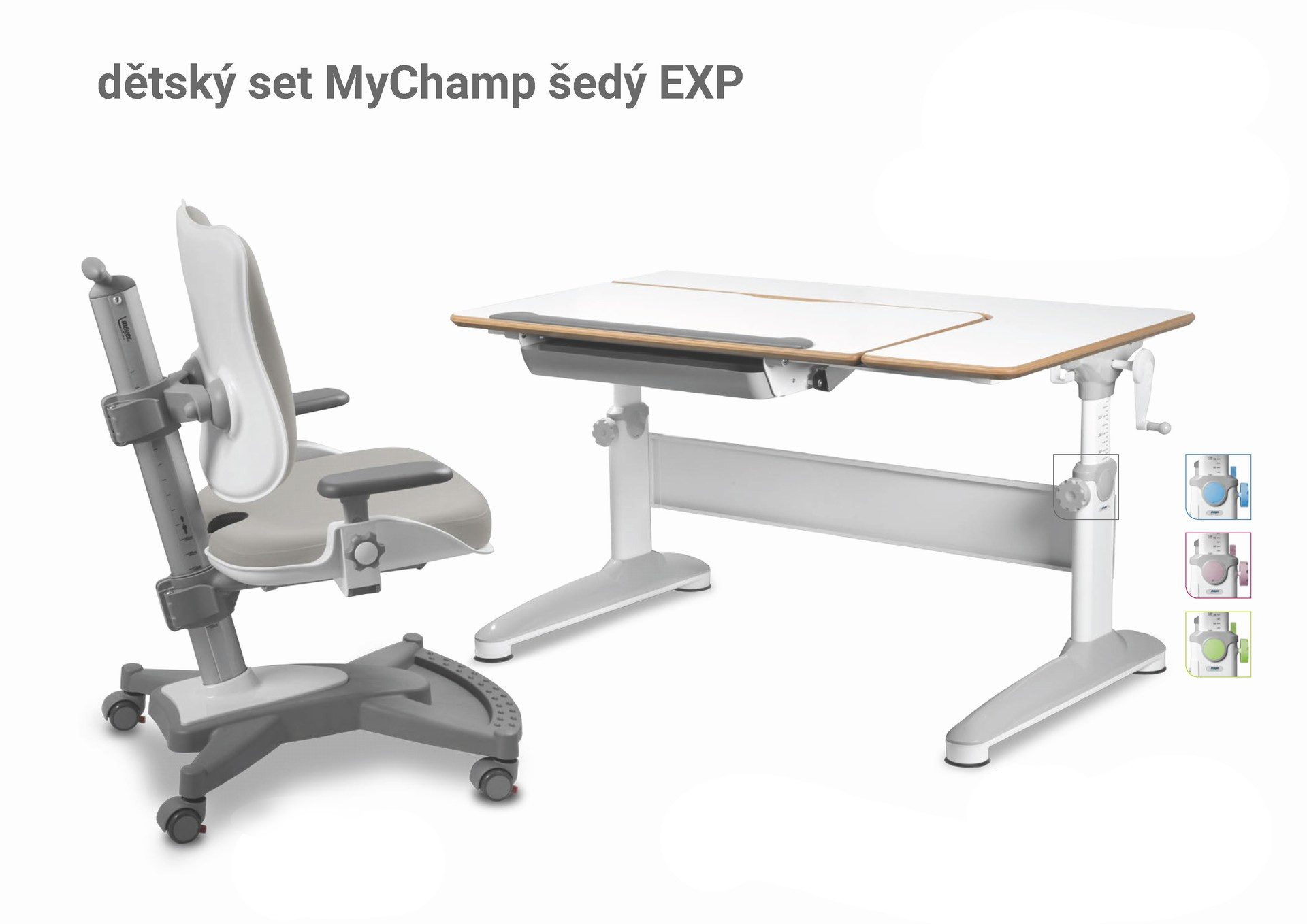 Dětský set šedý MyChamp - Expert