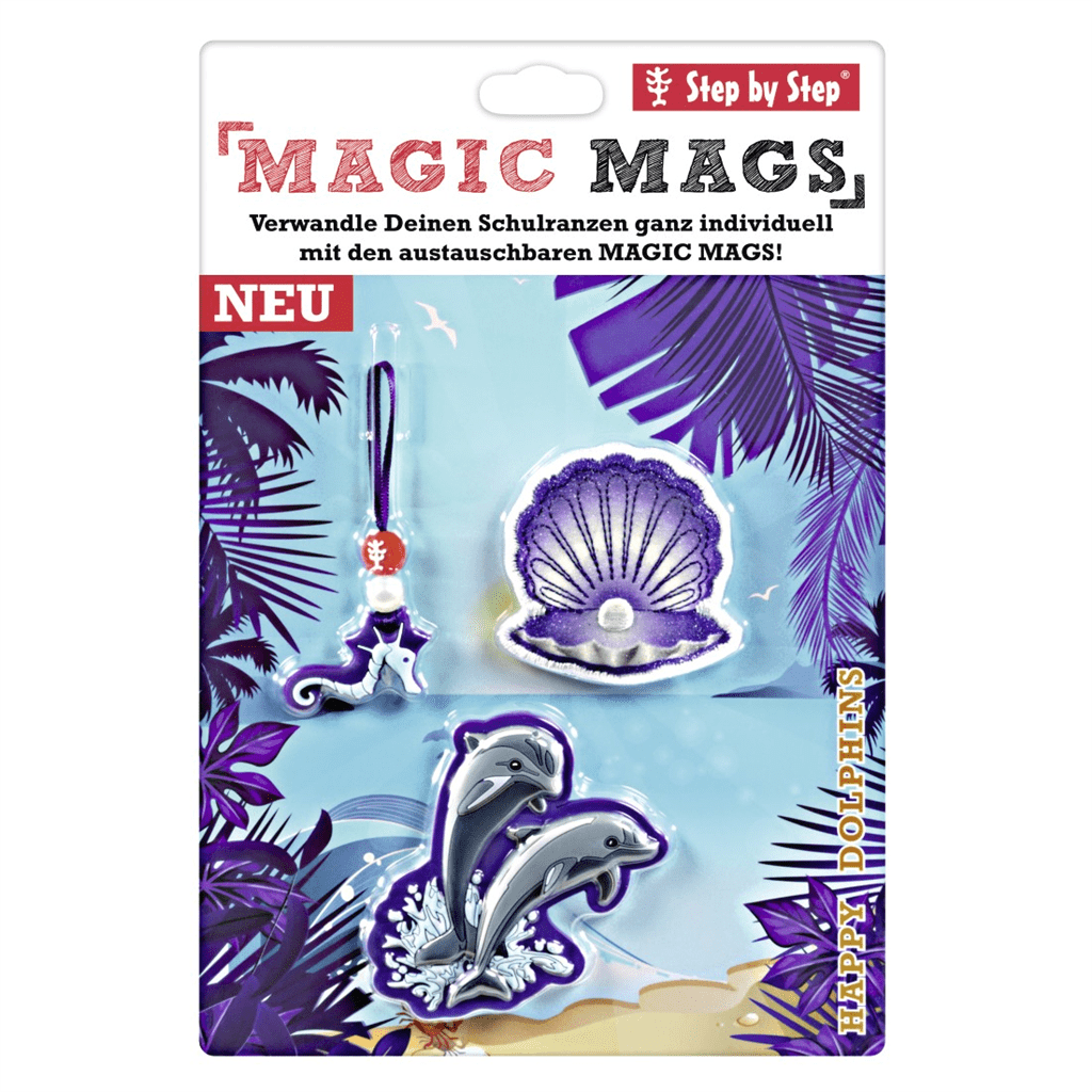 Doplňková sada obrázků MAGIC MAGS Dolphin Pippa k aktovkám GRADE, SPACE, CLOUD, 2v1 a KID - Obrázek 2
