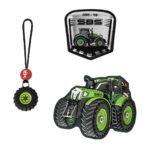 Doplňková sada obrázků MAGIC MAGS Zelený traktor k aktovkám GRADE, SPACE, CLOUD, 2v1 a KID