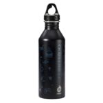 Lahev na pití z nerez oceli coocazoo 0,75 l, černá/modrá