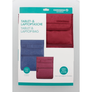 Pouzdro na tablet/notebook coocazoo pro velikost 14“ (35,5 cm), velikost L, barva vínová - Obrázek 4