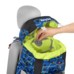 Systém nastavení délky zad z vnitřku batohu GRADE Future Robot.