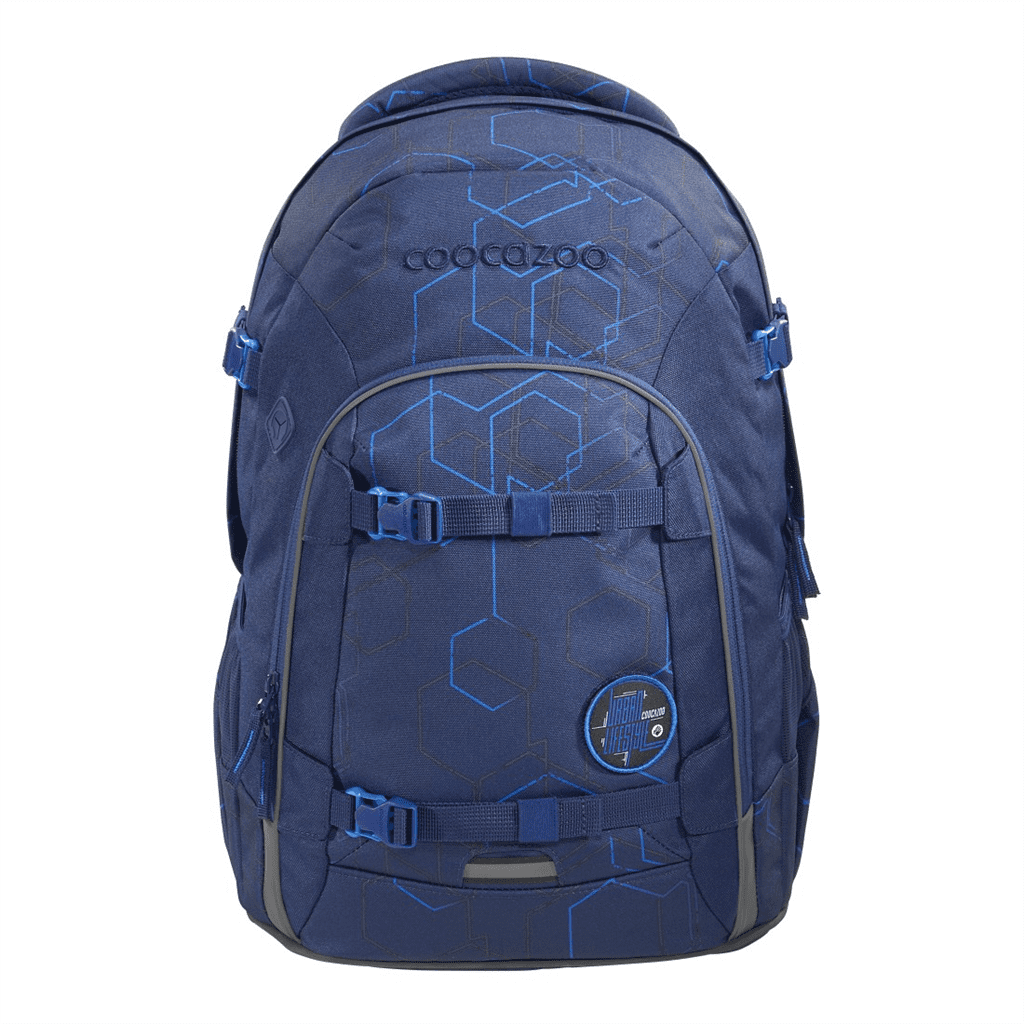 Batoh pro školáky coocazoo JOKER, Blue Motion, certifikát AGR