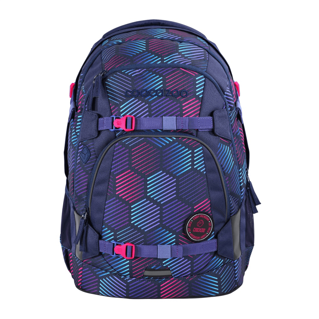 Batoh pro školáky coocazoo MATE, Indigo Illusion, certifikát AGR