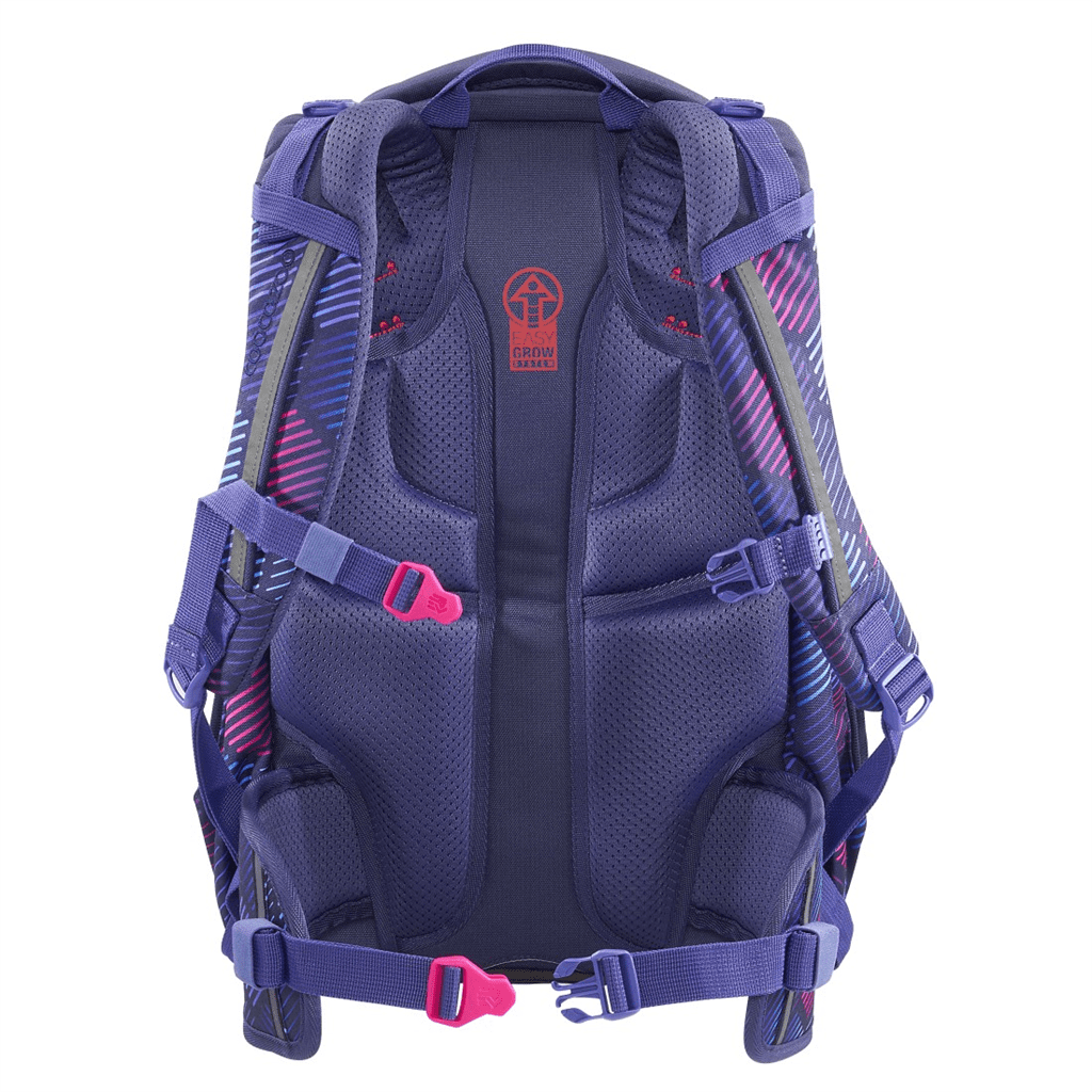 Zádový systém batohu coocazoo MATE Indigo Illusion.