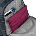 Vnitřní organizér v batohu MATE Urban Line doplněný pouzdrem na tablet.