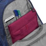 Vnitřní organizér v batohu PORTER Blue Motion doplněný pouzdrem na tablet.