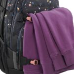 Na upevňovací pásky na batohu PORTER Sprinkled Candy lze upevnit skateboard, oblečení apod.