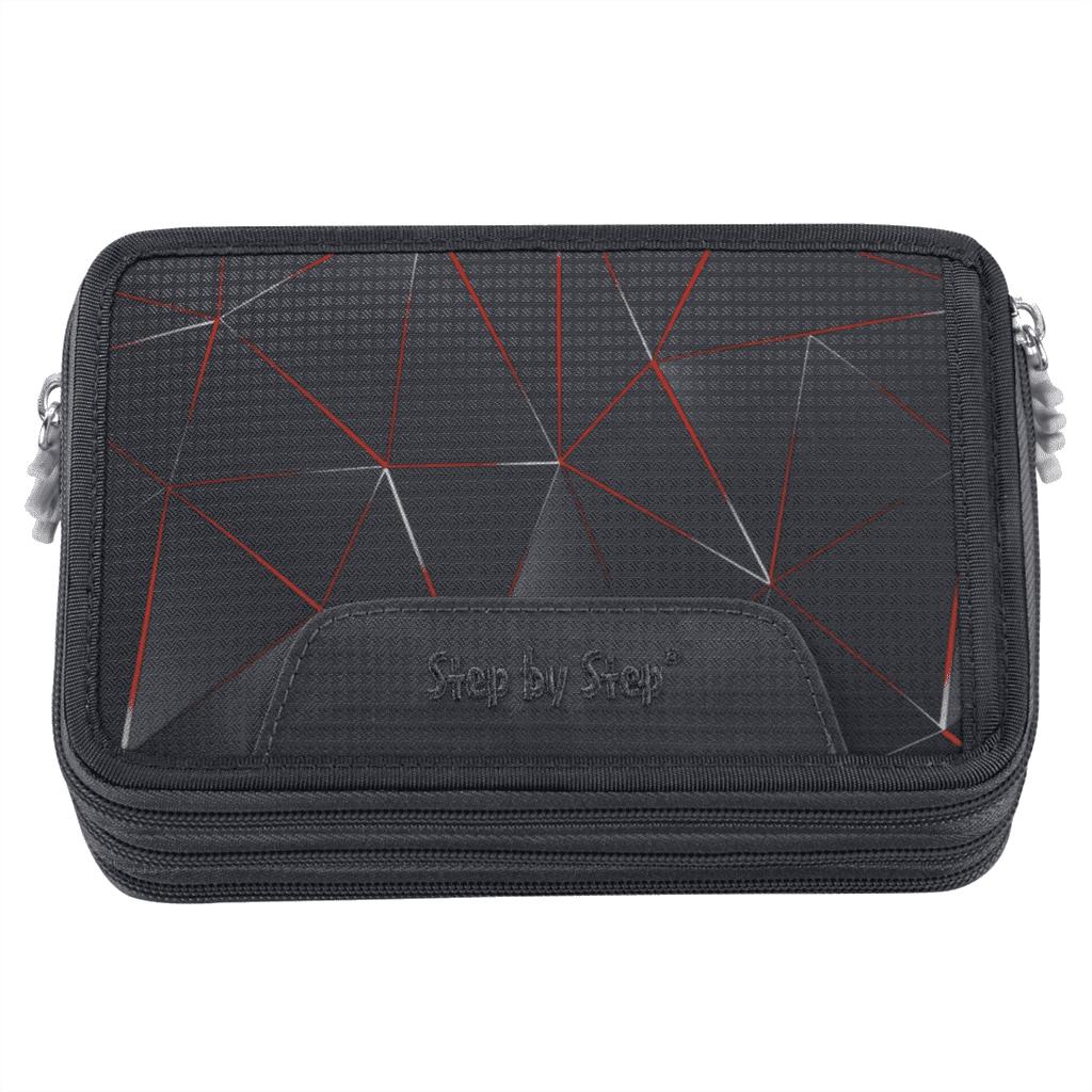 Vybavený třípatrový penál Step by Step XXL, Drak Drako