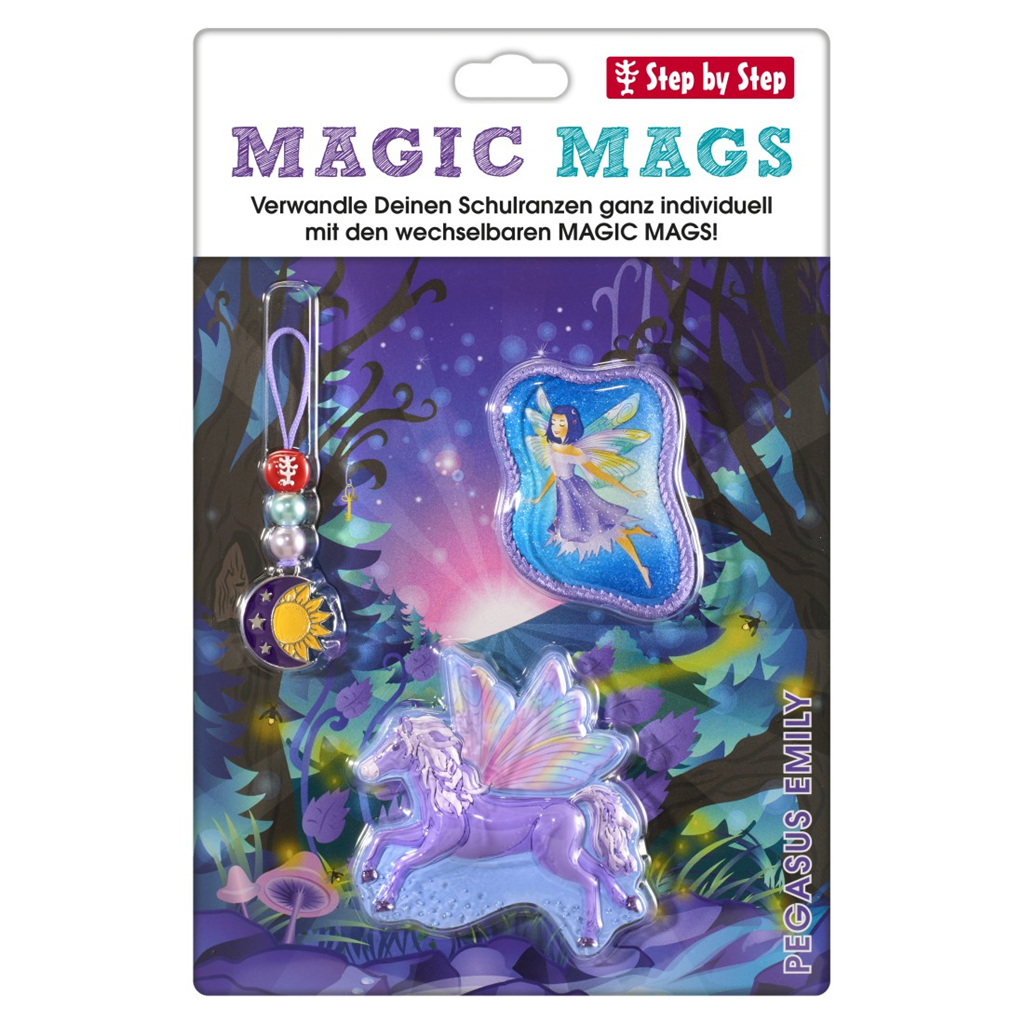 Doplňková sada obrázků MAGIC MAGS Pegas Emily k aktovkám GRADE, SPACE, CLOUD, 2v1 a KID - Obrázek 2