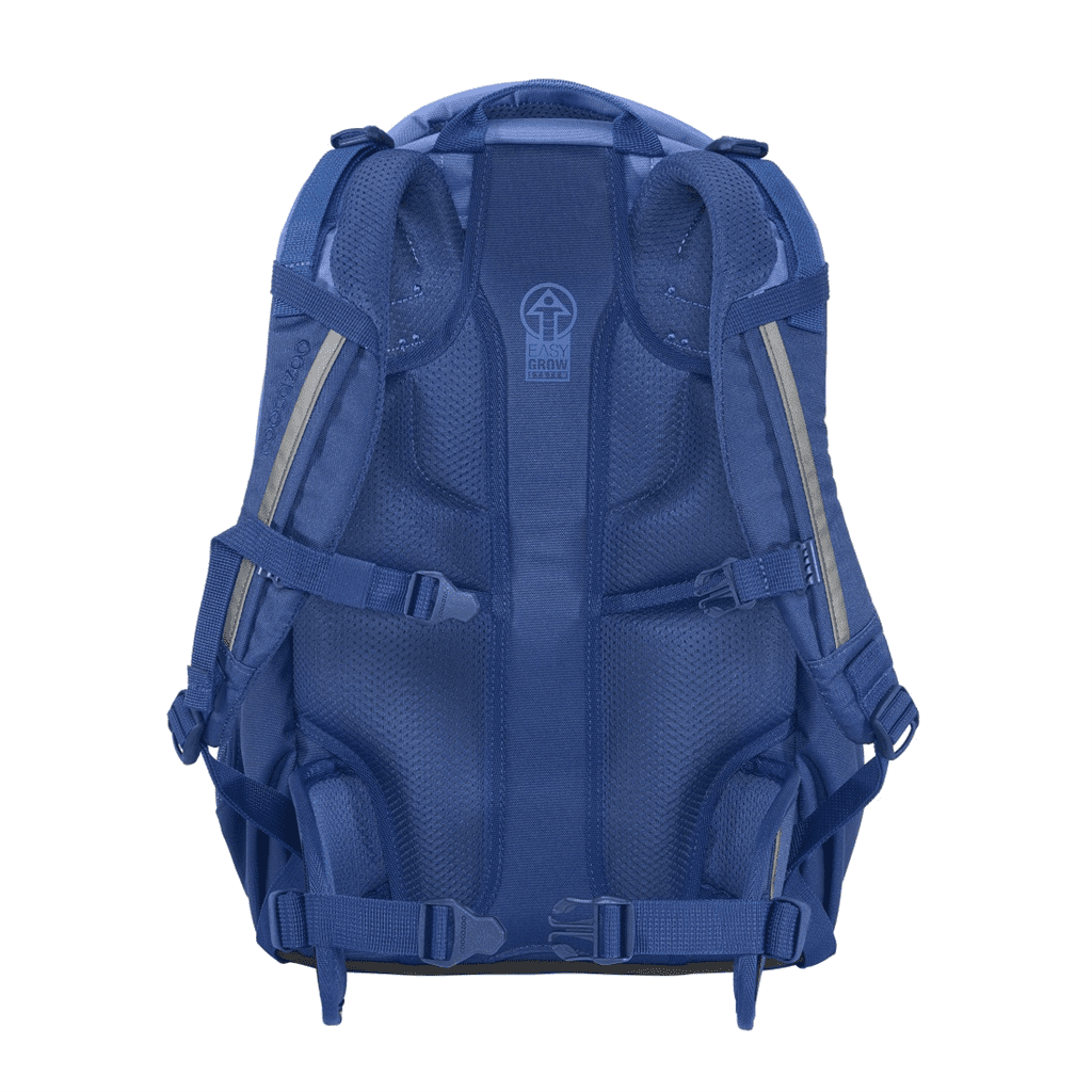Zádový systém batohu coocazoo MATE All Blue.