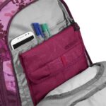 Vnitřní organizér v batohu PORTER Cherry Blossom doplněný pouzdrem na tablet.