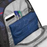 Vnitřní organizér v batohu PORTER Lava Lines doplněný pouzdrem na tablet.