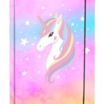 BAAGL Desky na školní sešity A4 Rainbow Unicorn