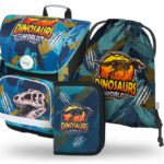 BAAGL SET 3 Ergo Dinosaurs World: aktovka, penál, sáček
