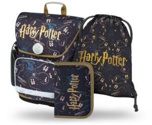 BAAGL SET 3 Ergo Harry Potter Pobertův plánek: aktovka, penál, sáček