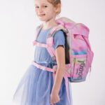 BAAGL Školní batoh Airy Rainbow Unicorn na školačce