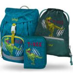 BAAGL 3 SET Airy T-REX: aktovka, penál, sáček