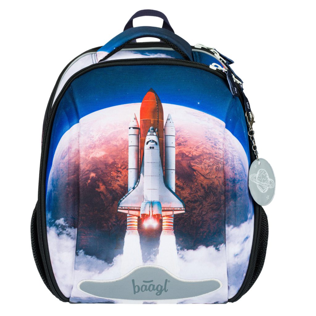 Školní set BAAGL Shelly Space Shuttle: aktovka, penál, sáček, desky, box - Obrázek 2