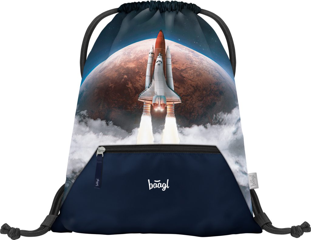 Školní set BAAGL Shelly Space Shuttle: aktovka, penál, sáček, desky, box - Obrázek 13