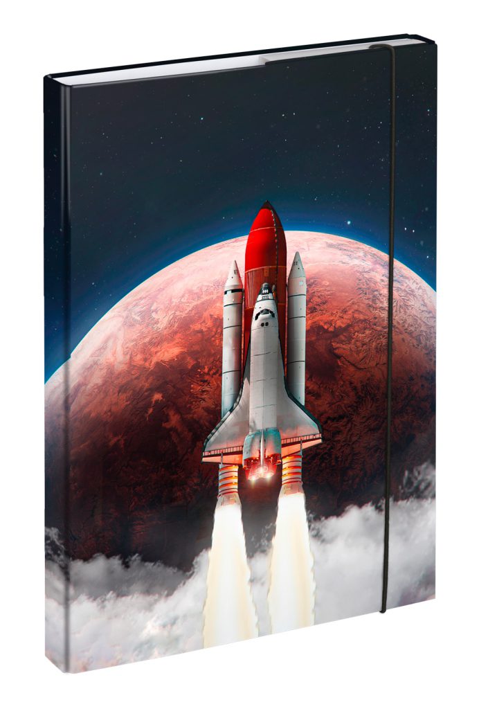 Školní set BAAGL Shelly Space Shuttle: aktovka, penál, sáček, desky, box - Obrázek 15