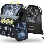BAAGL 3 SET Zippy Batman Dark City: batoh, penál, sáček