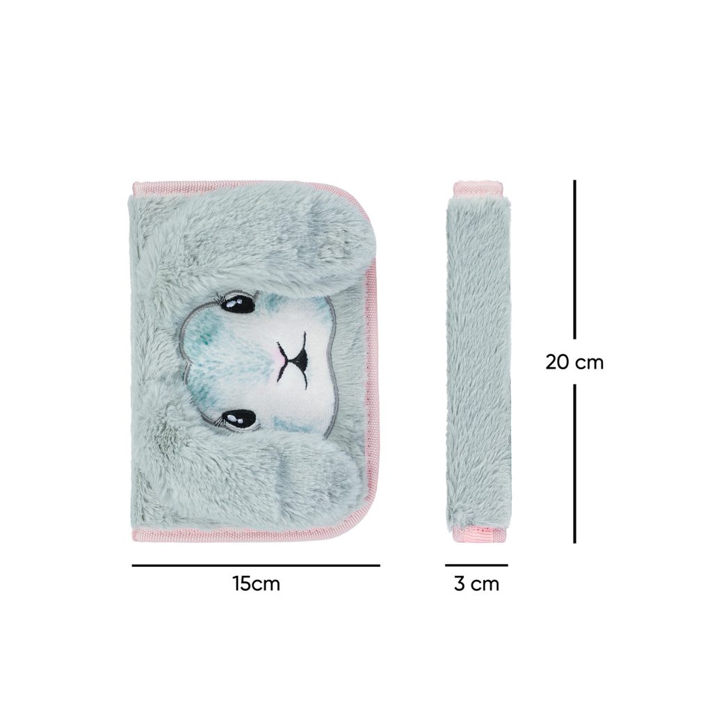 BAAGL Školní penál klasik dvě chlopně Bunny - Obrázek 5