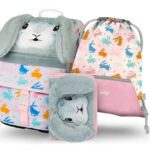 BAAGL 3 SET Zippy Bunny: aktovka, penál, sáček