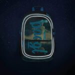 Reflexní prvky batohu Baagl Core Football Player.