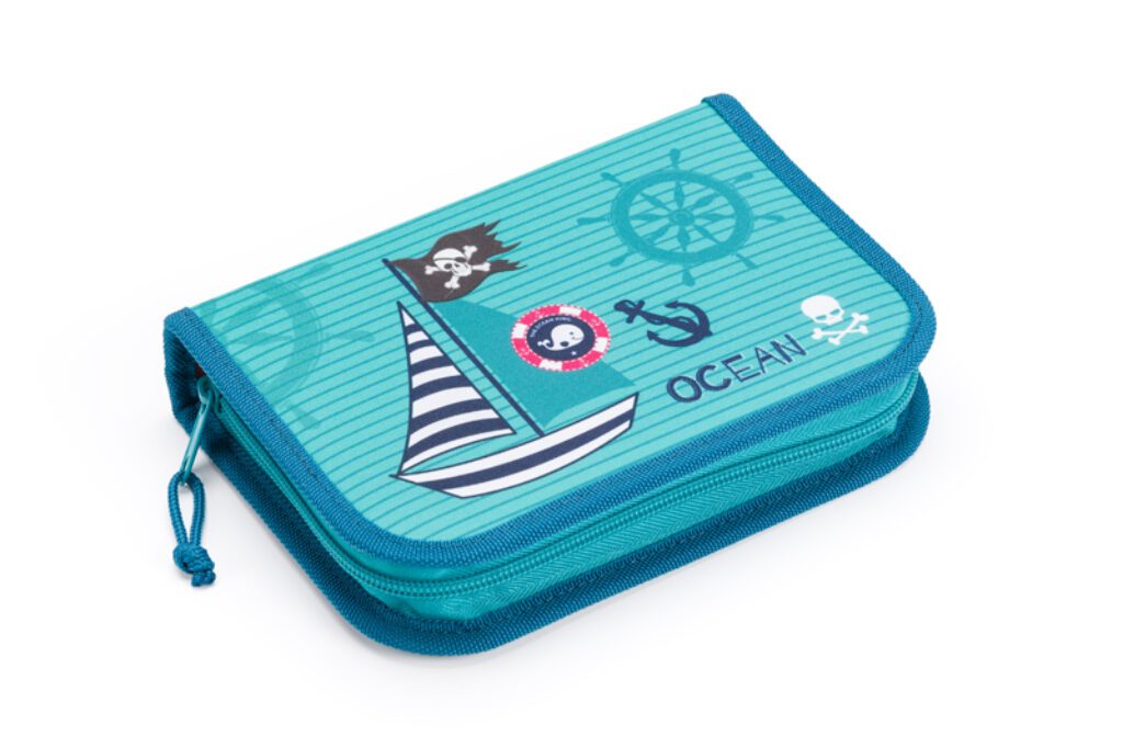 Školní penál jednopatrový Ocean Pirate - Obrázek 2