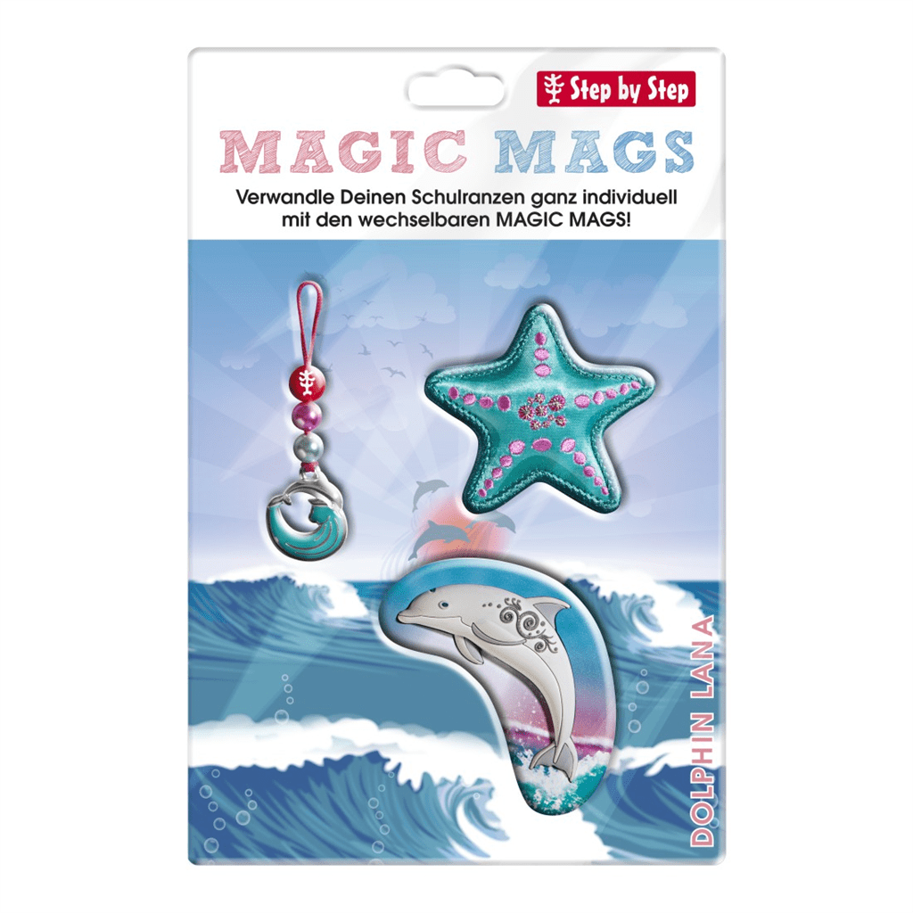 Doplňková sada obrázků MAGIC MAGS Dolphin Lana k aktovkám GRADE, SPACE, CLOUD, 2IN1 a KID - Obrázek 2