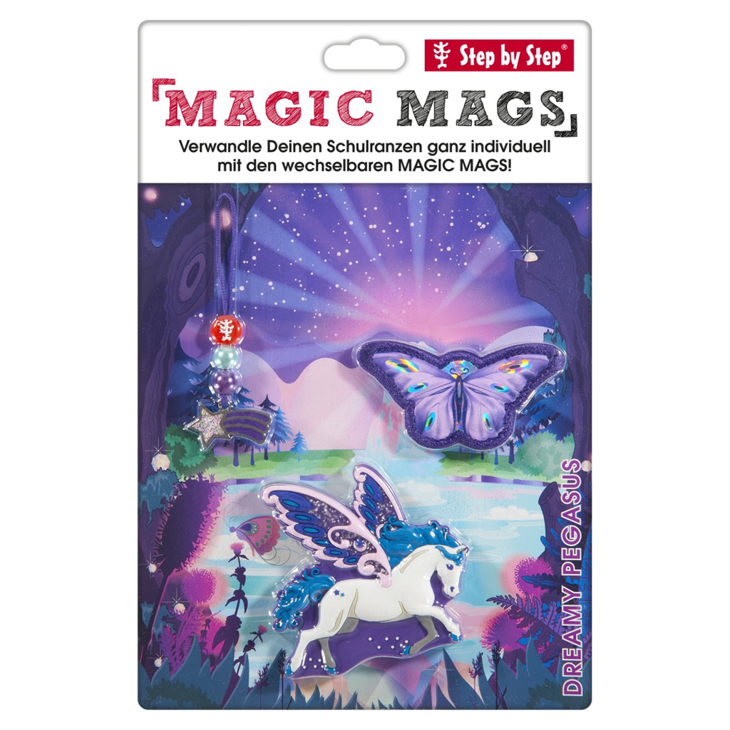 Doplňková sada obrázků MAGIC MAGS Dreamy Pegasus Shadow k aktovkám GRADE, SPACE, CLOUD, 2IN1 a KID - Obrázek 2