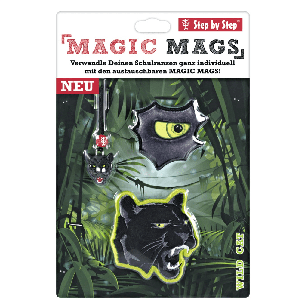 Doplňková sada obrázků MAGIC MAGS Wild Cat Chiko k aktovkám GRADE, SPACE, CLOUD, 2v1 a KID - Obrázek 2