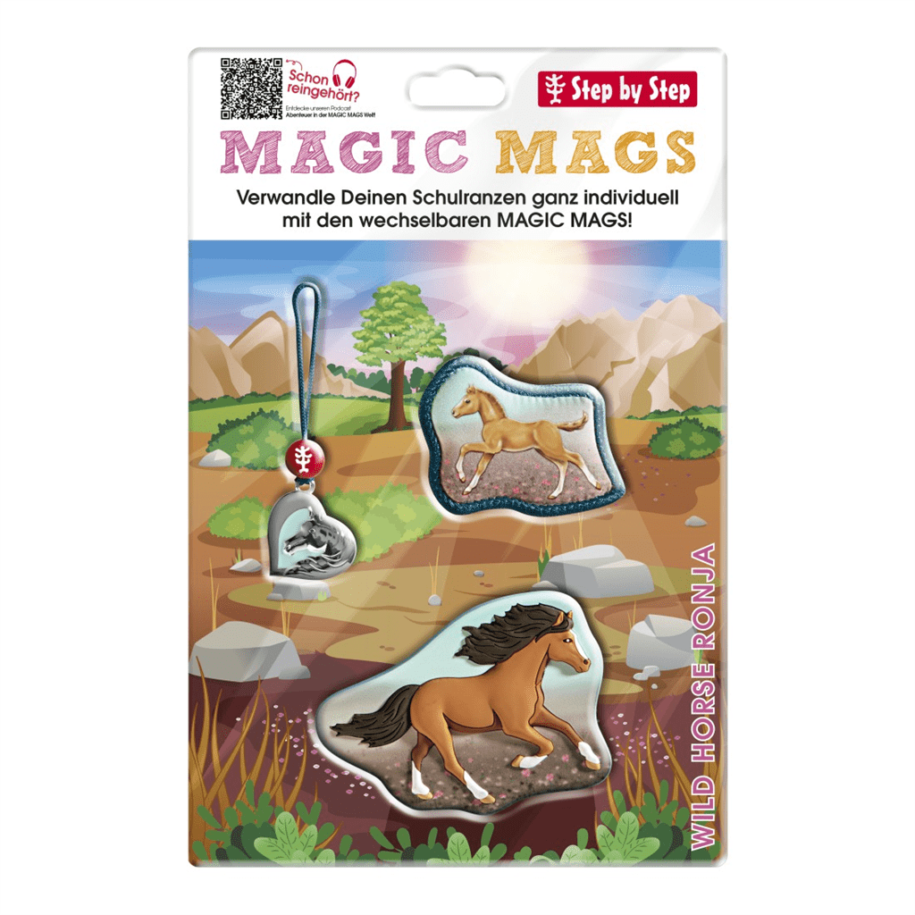 Doplňková sada obrázků MAGIC MAGS Wild Horse Ronja k aktovkám GRADE, SPACE, CLOUD, 2IN1 a KID - Obrázek 2