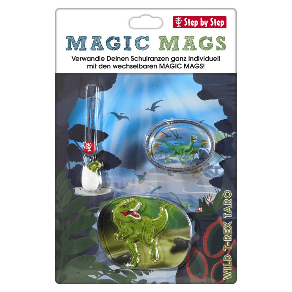 Doplňková sada obrázků MAGIC MAGS Wild T-Rex Taro k aktovkám GRADE, SPACE, CLOUD, 2v1 a KID - Obrázek 2
