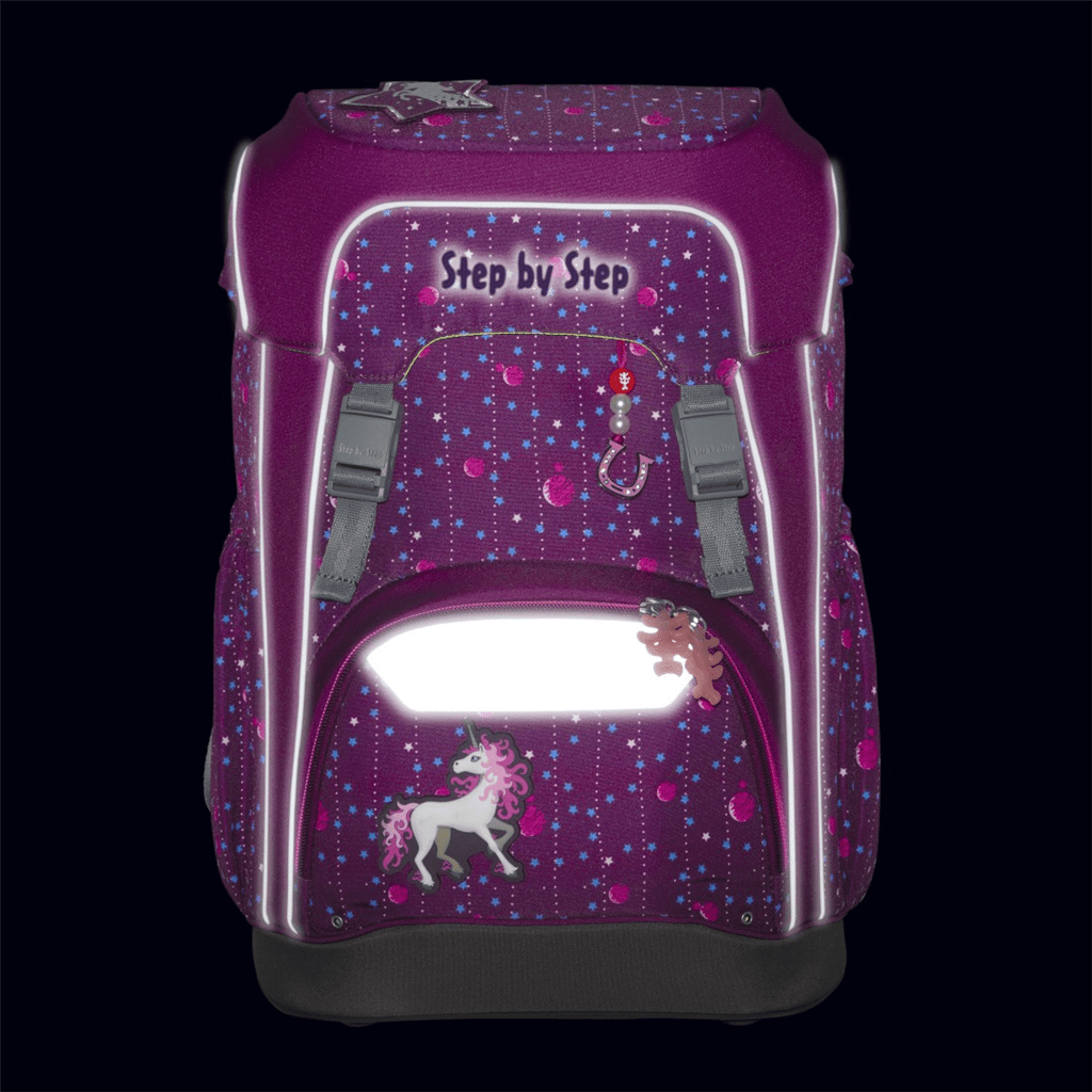 Školní batoh pro prvňáčky – 5dílný set, Step by Step GIANT Dreamy Unicorn Nuala, certifikát AGR - Obrázek 6