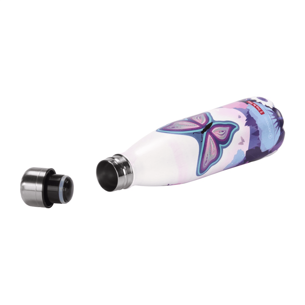 Izolovaná láhev na pití z nerezové oceli 0,5 l, Butterfly Maja - Obrázek 2