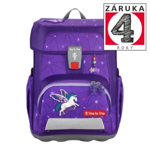 Školní aktovka CLOUD pro prvňáčky - 5dílný set, Step by Step Dreamy Pegasus Shadow, certifikát AGR