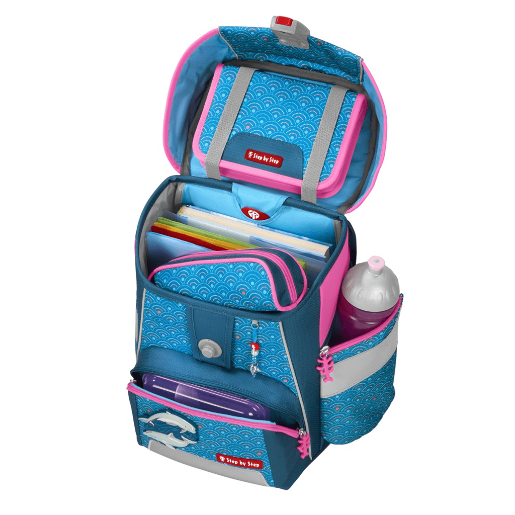 Školní aktovka SPACE pro prvňáčky - 5-dílný set, Step by Step Dolphin Pippa, certifikát AGR - Obrázek 5