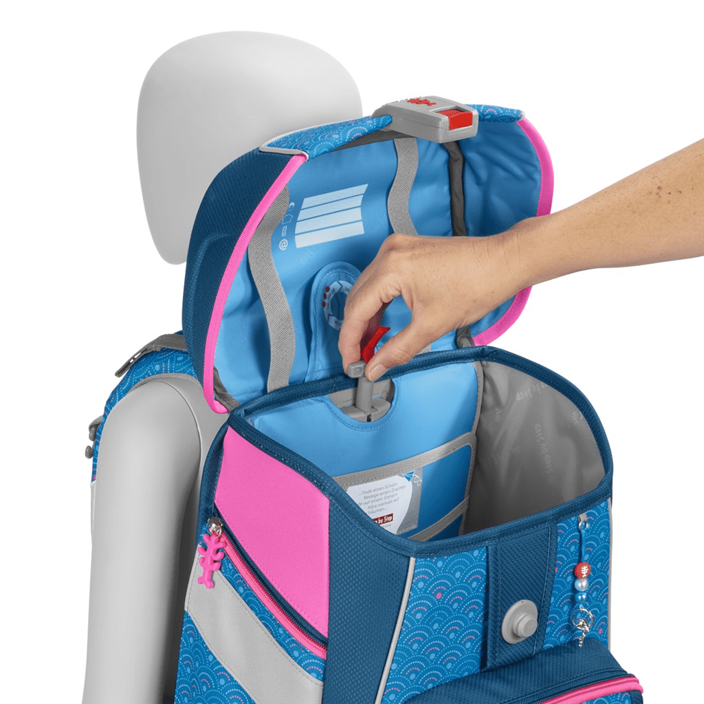 Školní aktovka SPACE pro prvňáčky - 5-dílný set, Step by Step Dolphin Pippa, certifikát AGR - Obrázek 8