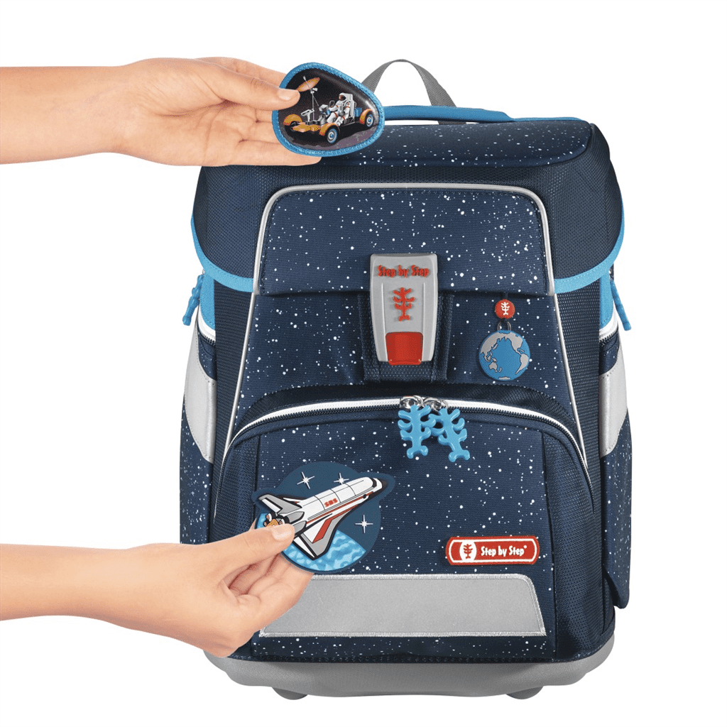 Školní aktovka SPACE pro prvňáčky - 5-dílný set, Step by Step Sky Rocket Rico, certifikát AGR - Obrázek 7