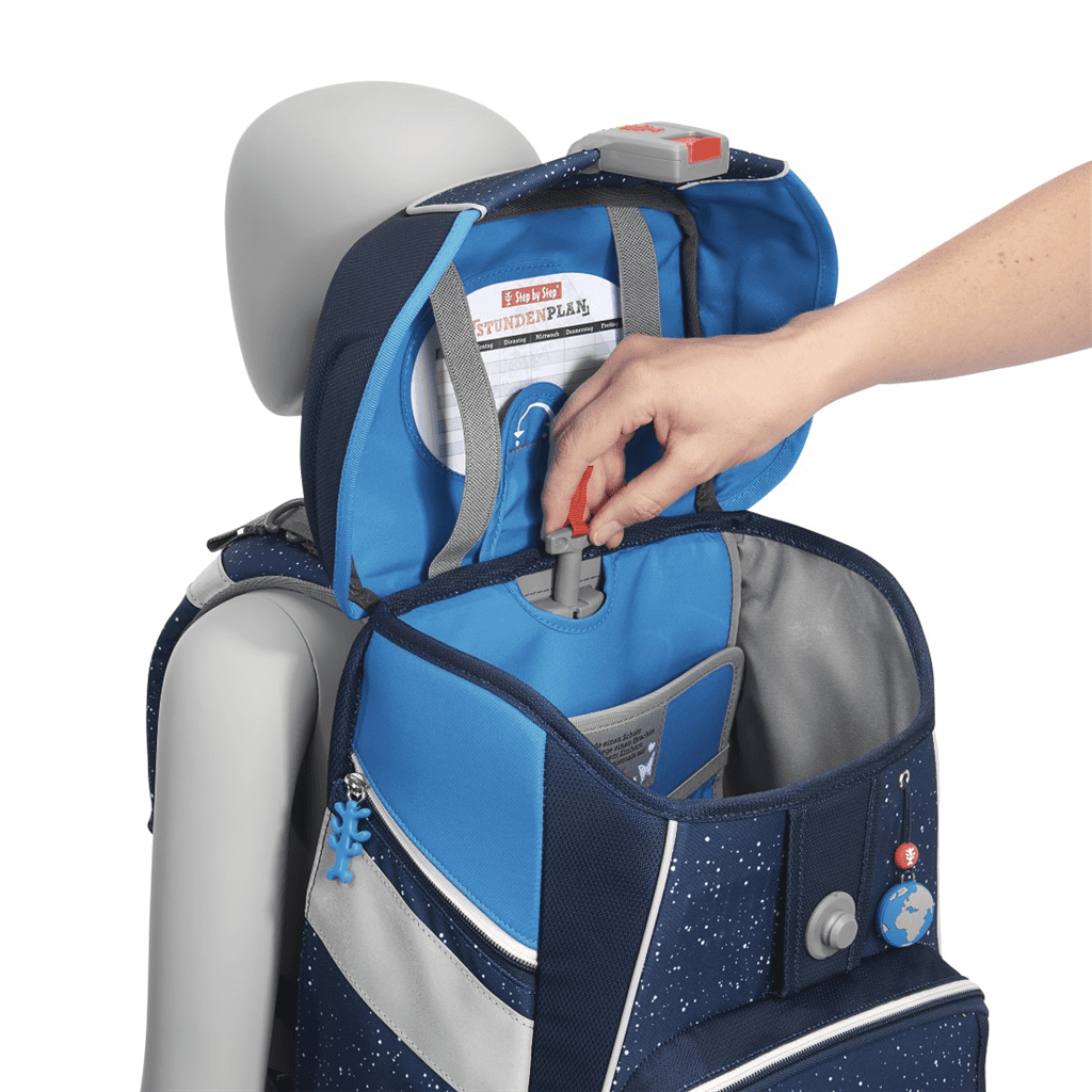 Školní aktovka SPACE pro prvňáčky - 5-dílný set, Step by Step Sky Rocket Rico, certifikát AGR - Obrázek 8